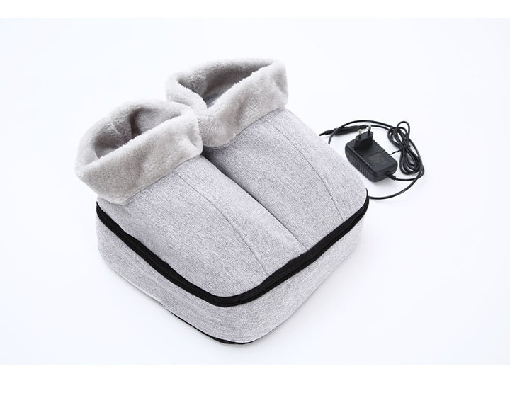 Electric Heating Massage Shoes | Infrared Foot Warmer with Remote Control