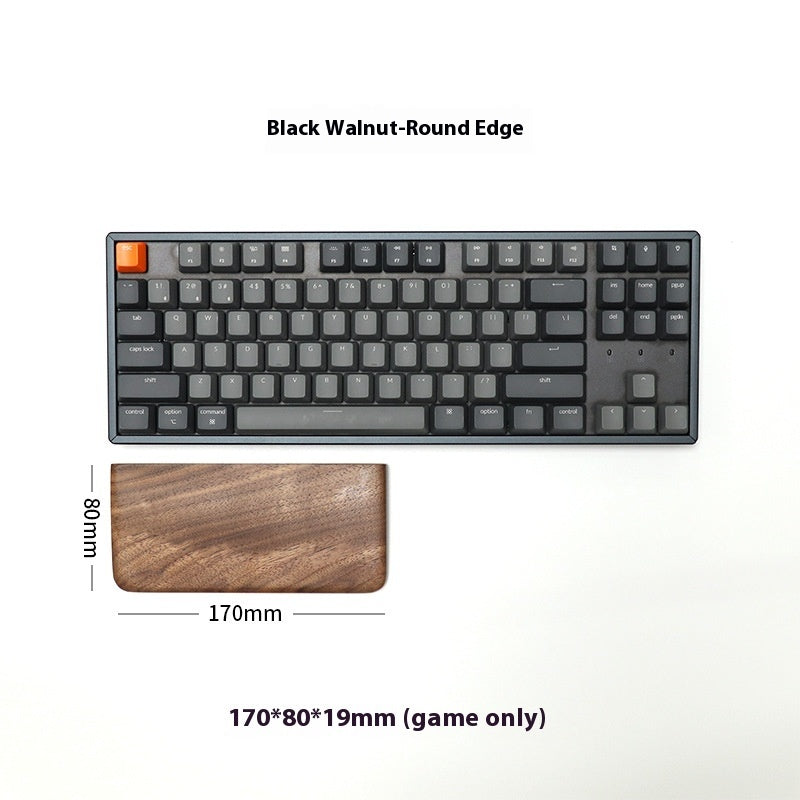 Wooden Keyboard & Mouse Wrist Rest | Ergonomic Palm Support Pad