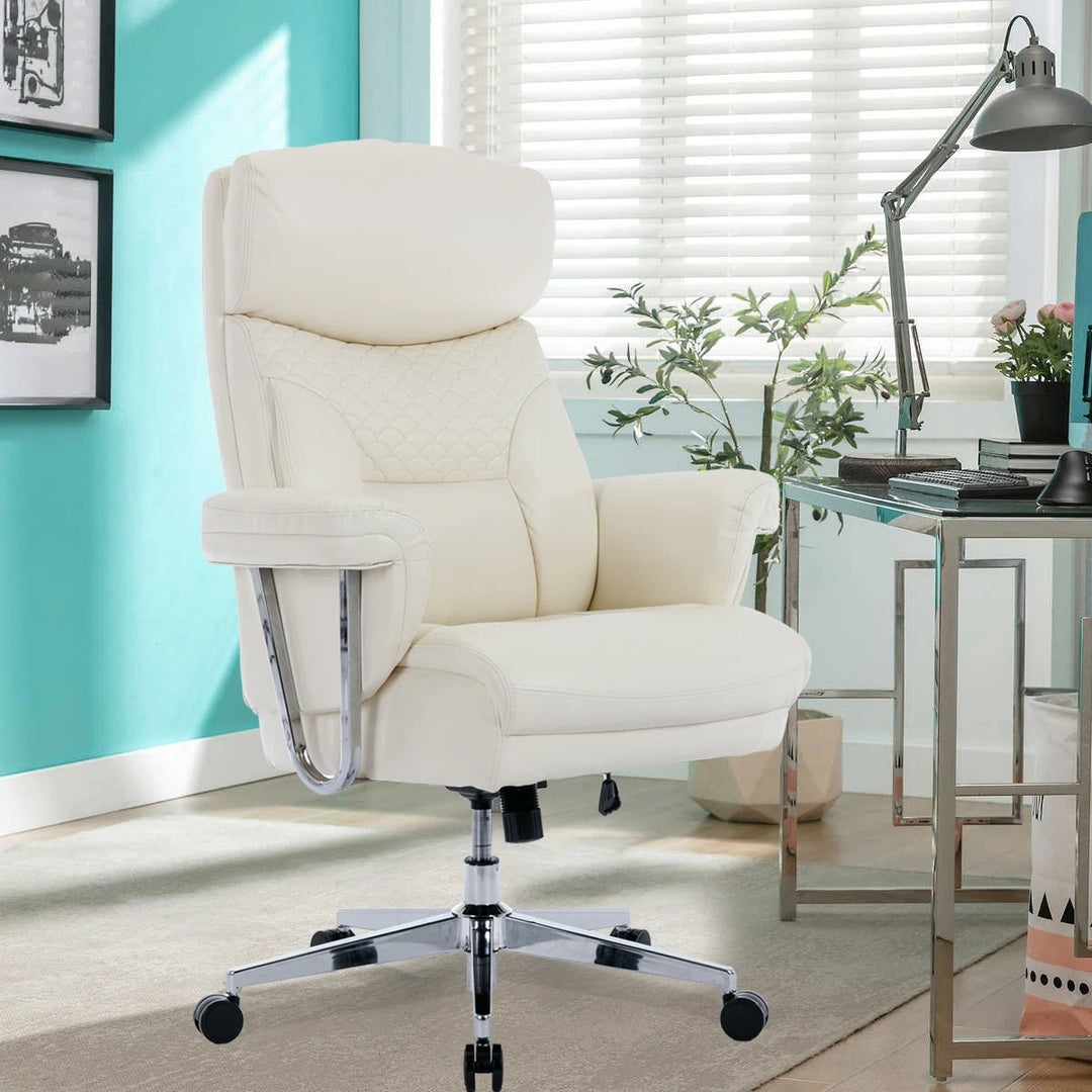 Premium White Executive Office Chair
