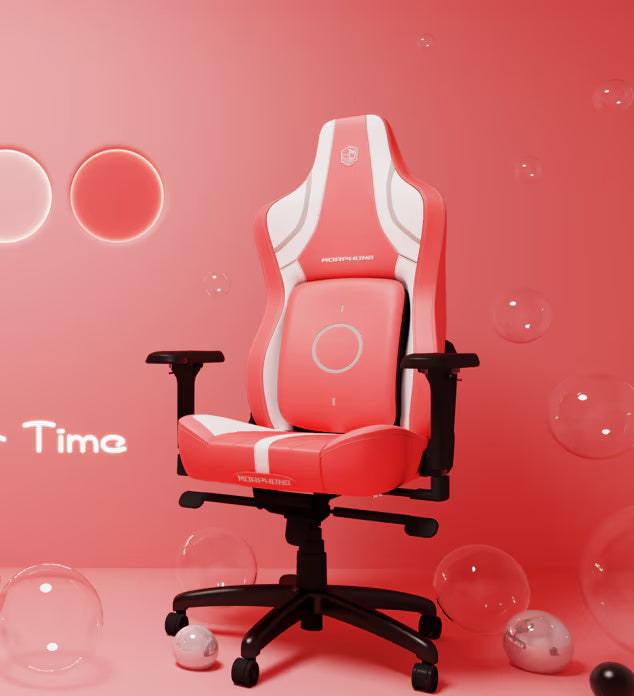Leather Gaming Chair - Ergonomic Office & Gaming Seat with Dynamic Lumbar Support