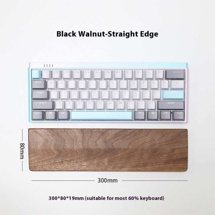 Wooden Keyboard & Mouse Wrist Rest | Ergonomic Palm Support Pad