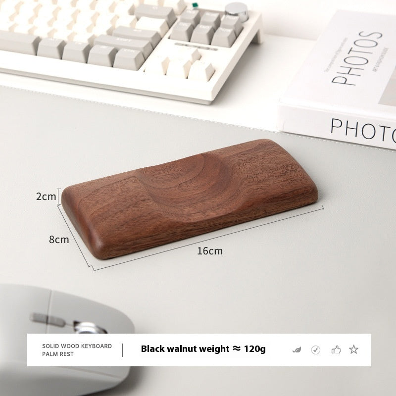 Wooden Keyboard & Mouse Wrist Rest | Ergonomic Palm Support Pad
