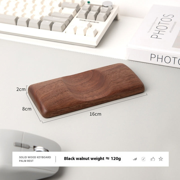 Wooden Keyboard & Mouse Wrist Rest | Ergonomic Palm Support Pad