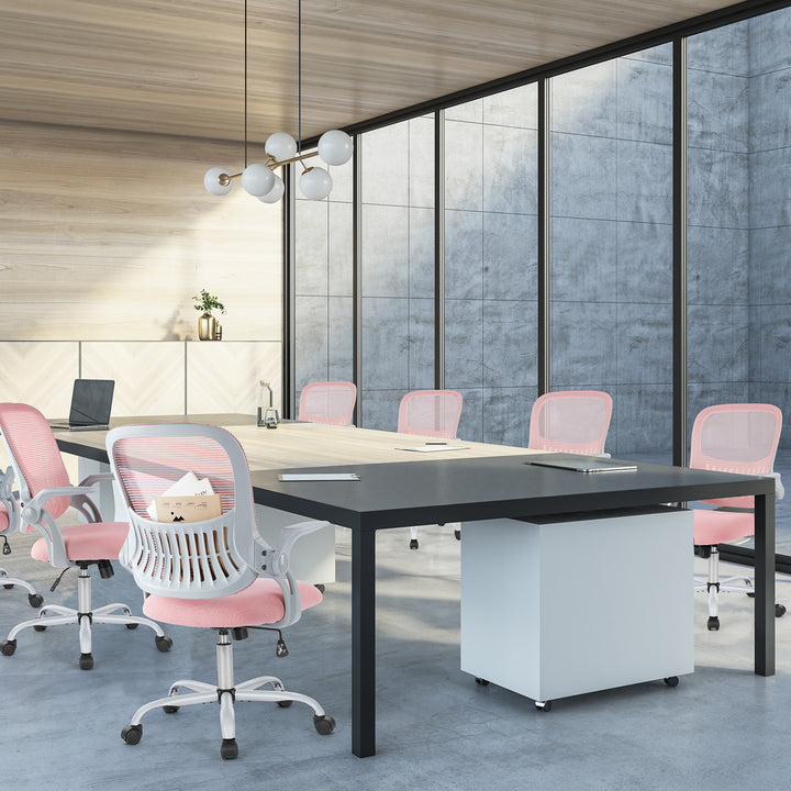 Tall Office Chair for Standing Desk | Ergonomic Drafting Chair with Adjustable Foot Ring & Armrests