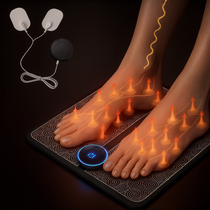 EMS Foot Massager Pads | Relieve Tired Feet & Improve Circulation While You Work