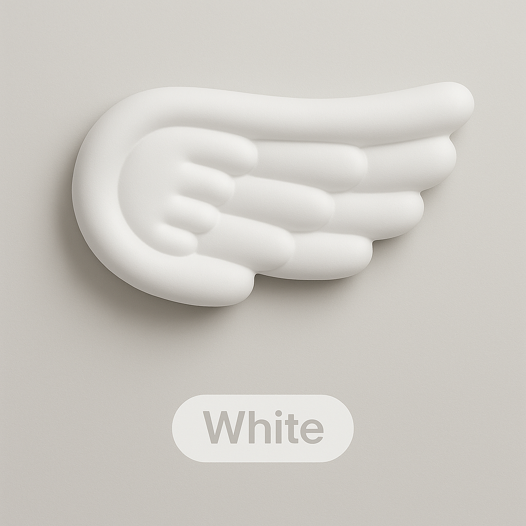 Angel Wing Wrist Rest Set – Memory Foam for Keyboard & Mouse