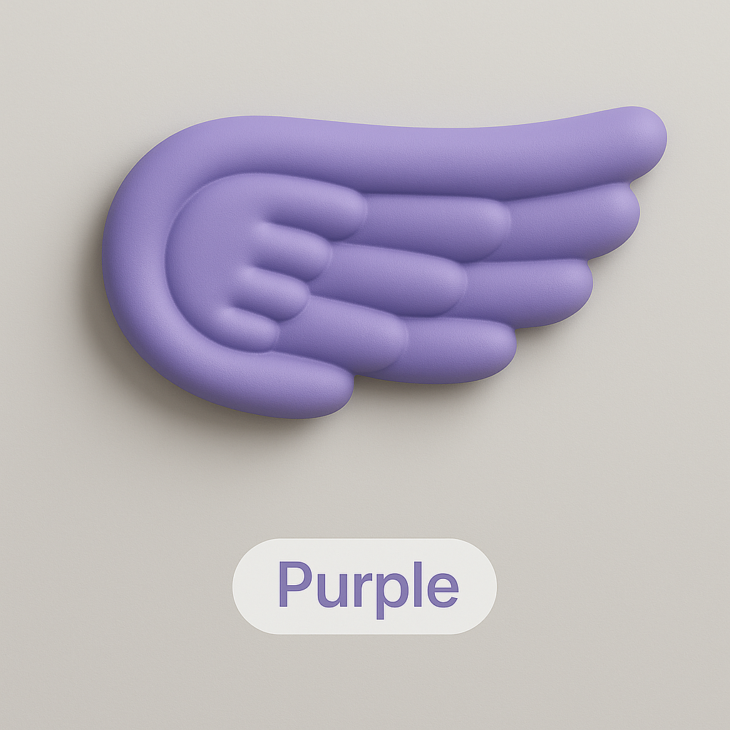 Angel Wing Wrist Rest Set – Memory Foam for Keyboard & Mouse