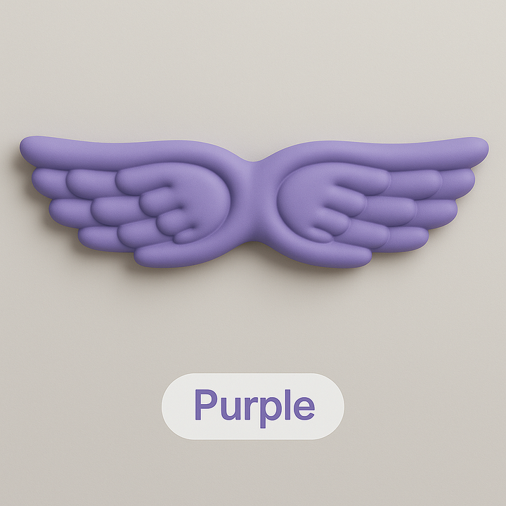 Angel Wing Wrist Rest Set – Memory Foam for Keyboard & Mouse