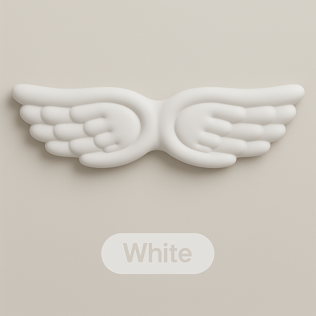 Angel Wing Wrist Rest Set – Memory Foam for Keyboard & Mouse