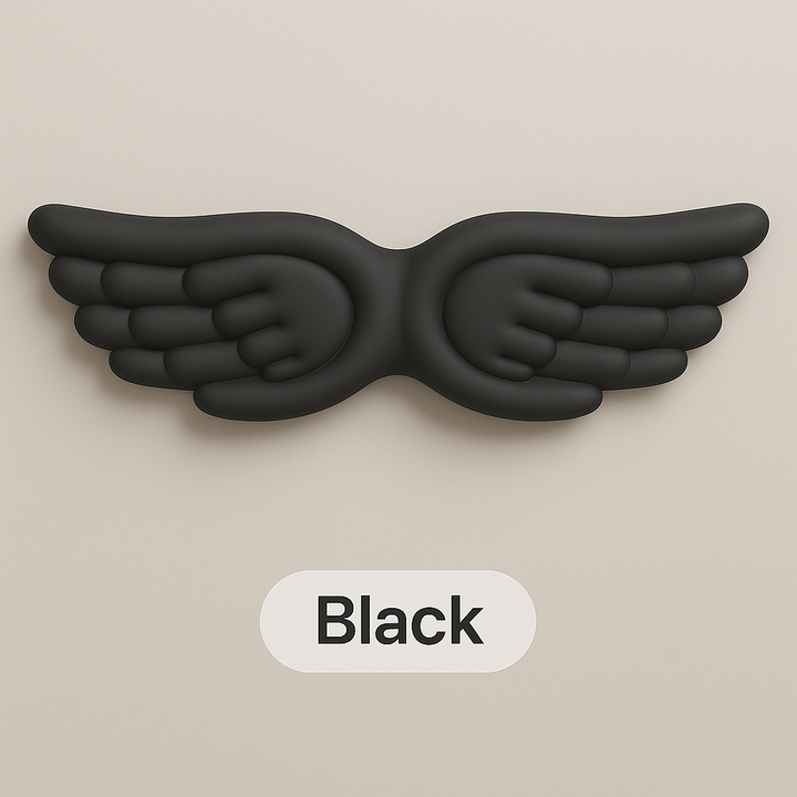 Angel Wing Wrist Rest Set – Memory Foam for Keyboard & Mouse