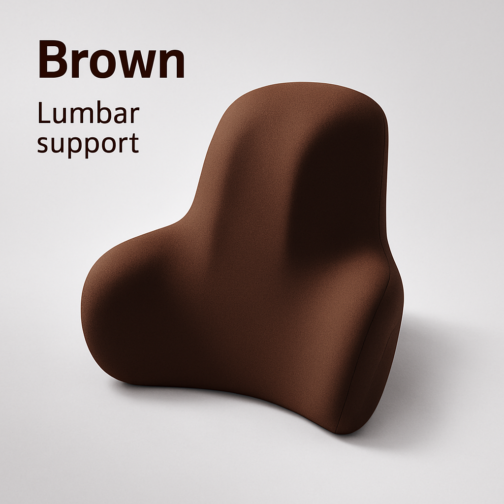 Lumbar Support Pillow – Memory Foam Back Cushion for Chairs