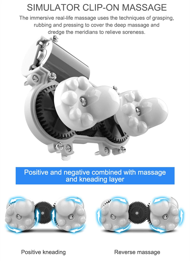 U-Shaped Electric Neck Massager Pillow | Cervical & Shoulder Relief for Work, Home & Travel