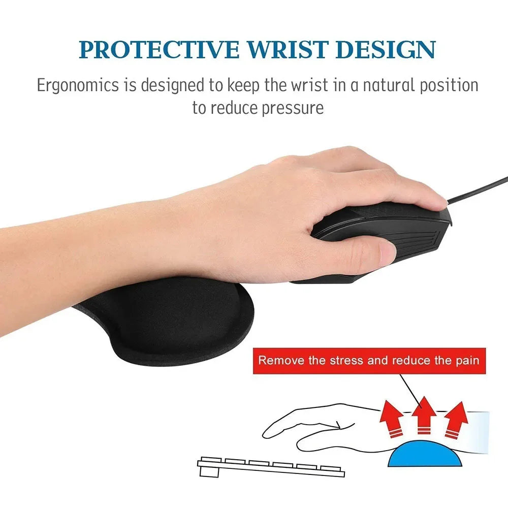 Wrist Rest Set – Ergonomic Memory Foam for Comfortable Typing & Gaming