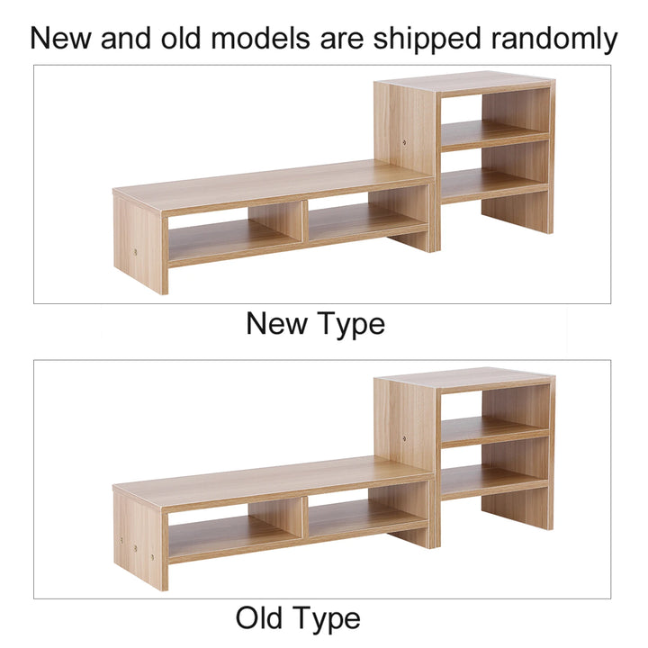 Computer Stand Storage Computer Laptop Monitor Riser Stand Desktop Wooden Storage Organizer 3 Layer Shelf Computer Monitor Riser