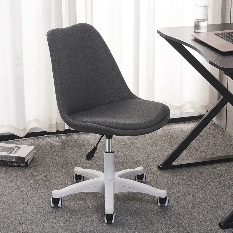 Ergonomic Swivel Desk Chair – Adjustable Office & Study Chair with Lumbar Support, Modern Compact Design for Home, Dorm & Workspace