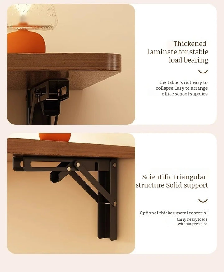 Wall foldable desk wall mounted Folding desk against the wall study Table Home wall hanging computer desk balcony wall bar table