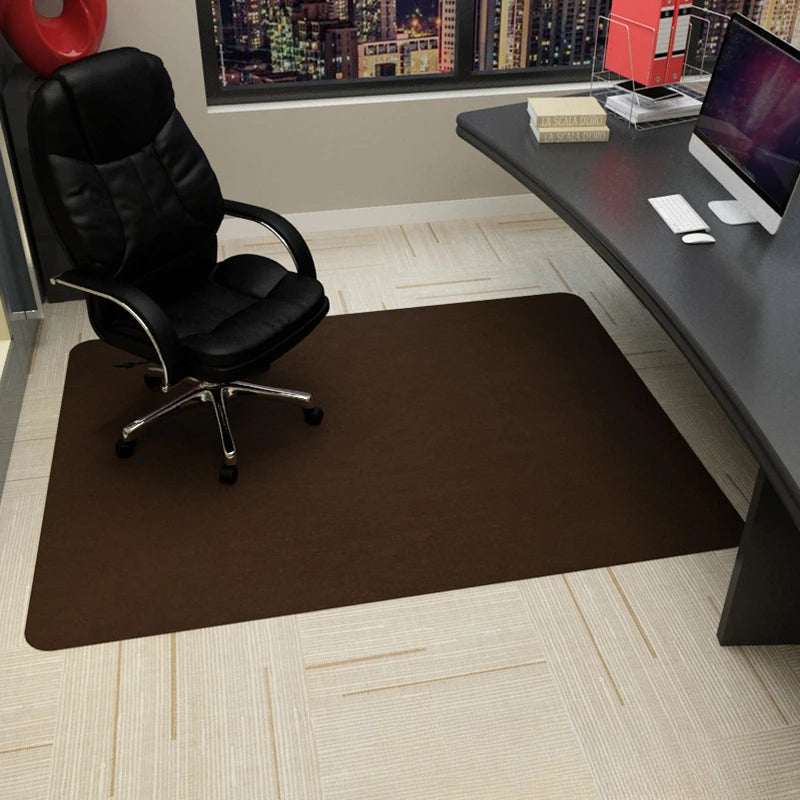 Anti-Slip Rolling Chair Mat 35”x47” (90x120cm) – Waterproof Office & Gaming Floor Protector Rug (Stripe Design)