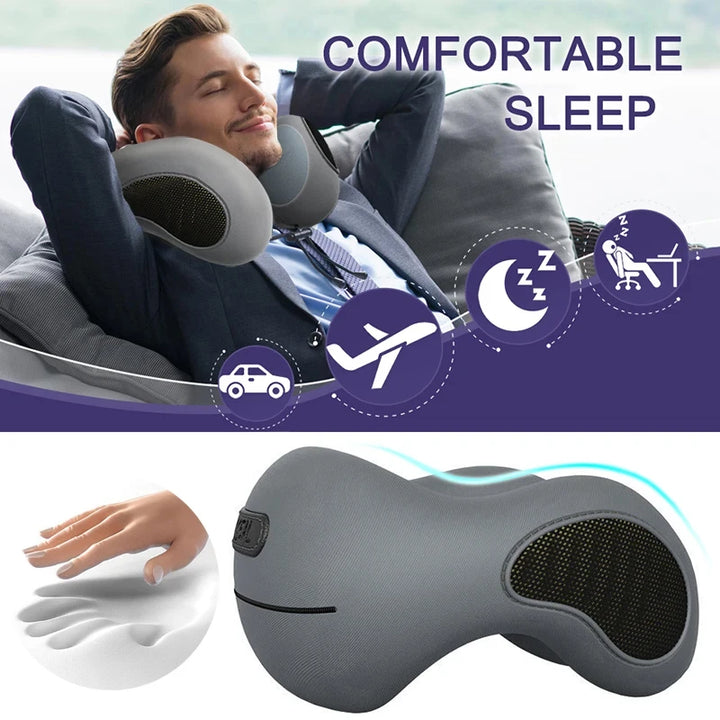 U-Shaped Memory Foam Neck Pillow | Support & Comfort for Work, Travel & Rest