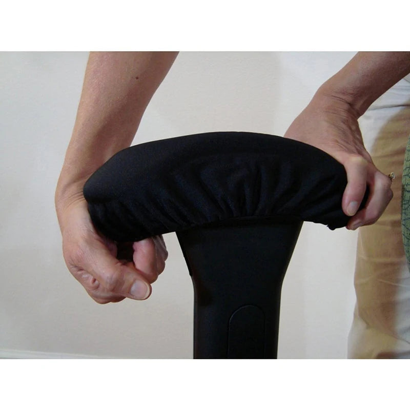 2PCS Universal Chair Armrest Covers – Soft Polyester Slipcovers for Office & Wheelchair Arm Support | Dustproof, Pressure-Relieving Elbow Pads
