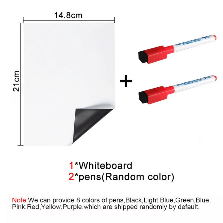 A5 Magnetic Dry Erase Whiteboard – Fridge Memo Pad