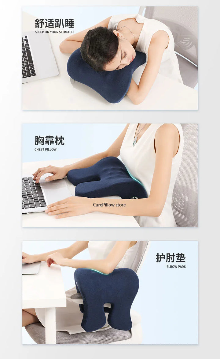 Neck Nap Pillow – Orthopedic Desk Headrest for Office & Travel