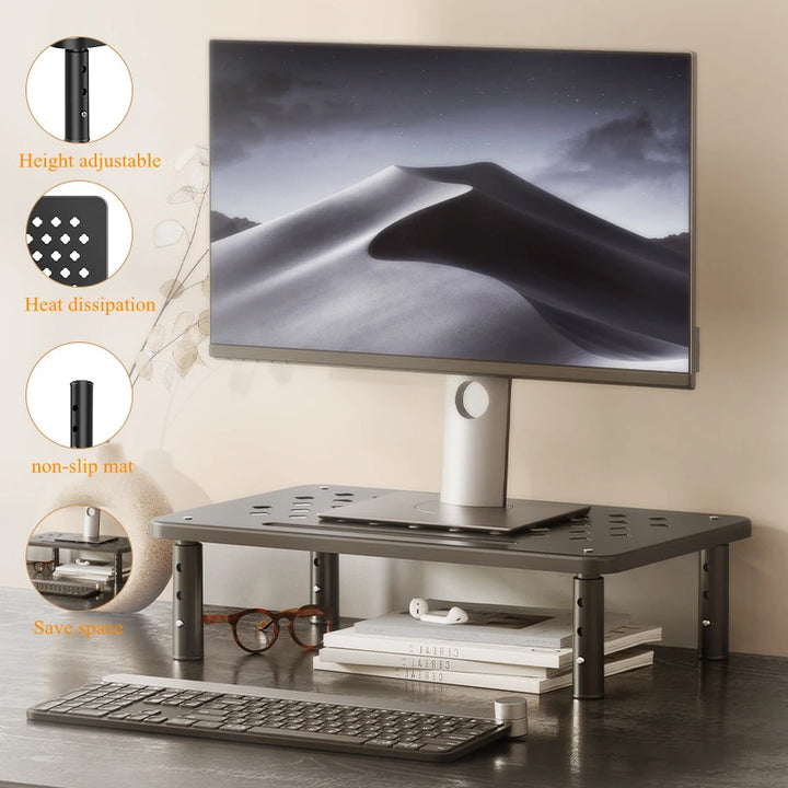 Adjustable Monitor Stand – Ergonomic Computer Screen Riser