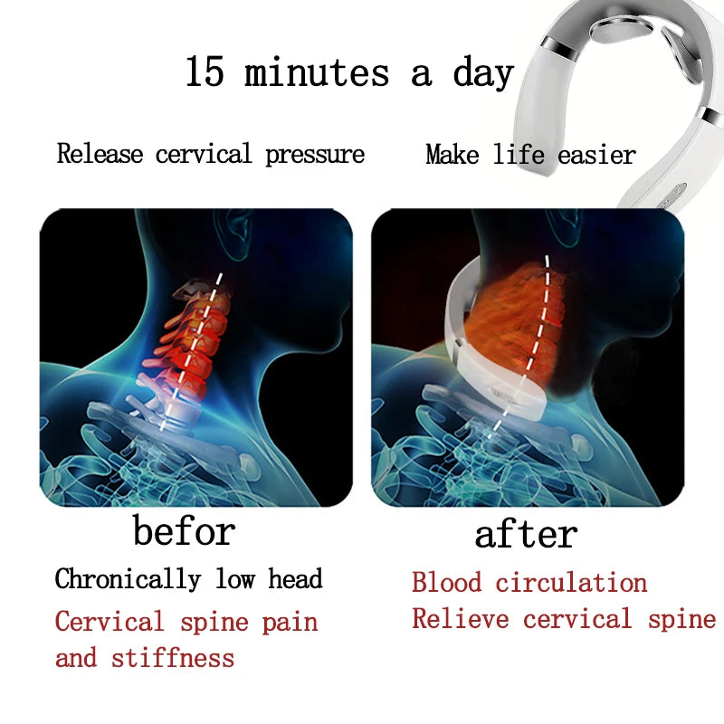 Mini Portable Neck Massager - Cervical Spine & Shoulder Relief