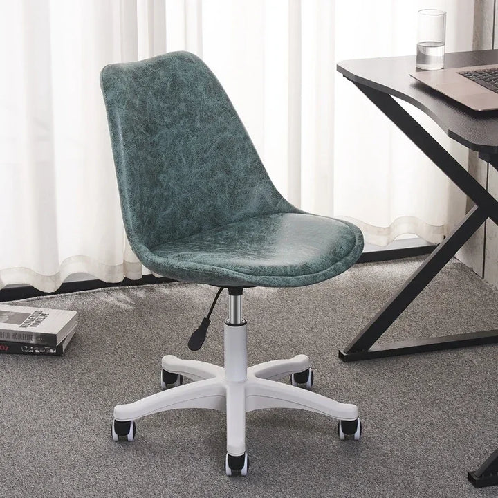 Ergonomic Swivel Desk Chair – Adjustable Office & Study Chair with Lumbar Support, Modern Compact Design for Home, Dorm & Workspace