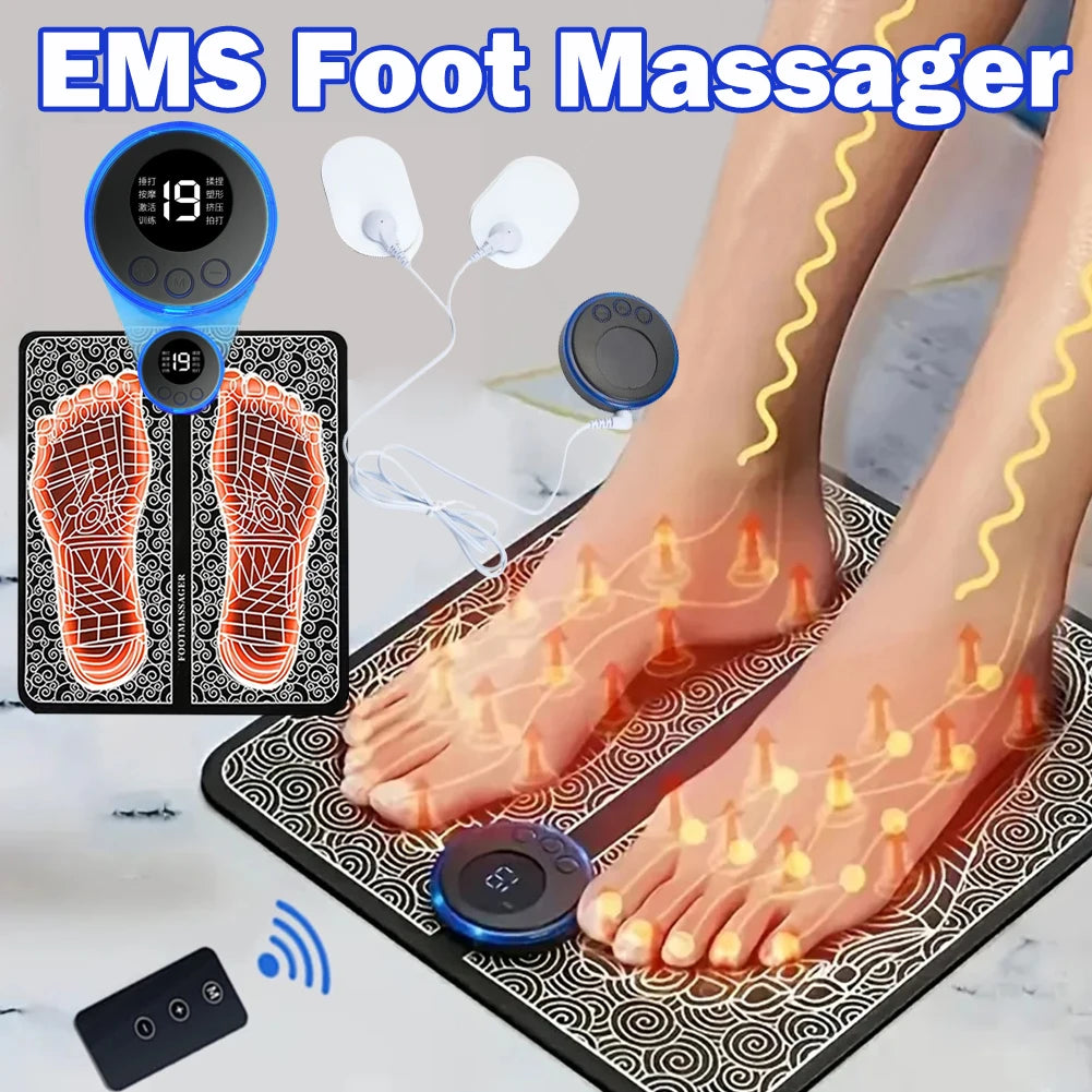 EMS Foot Massager Pads | Relieve Tired Feet & Improve Circulation While You Work