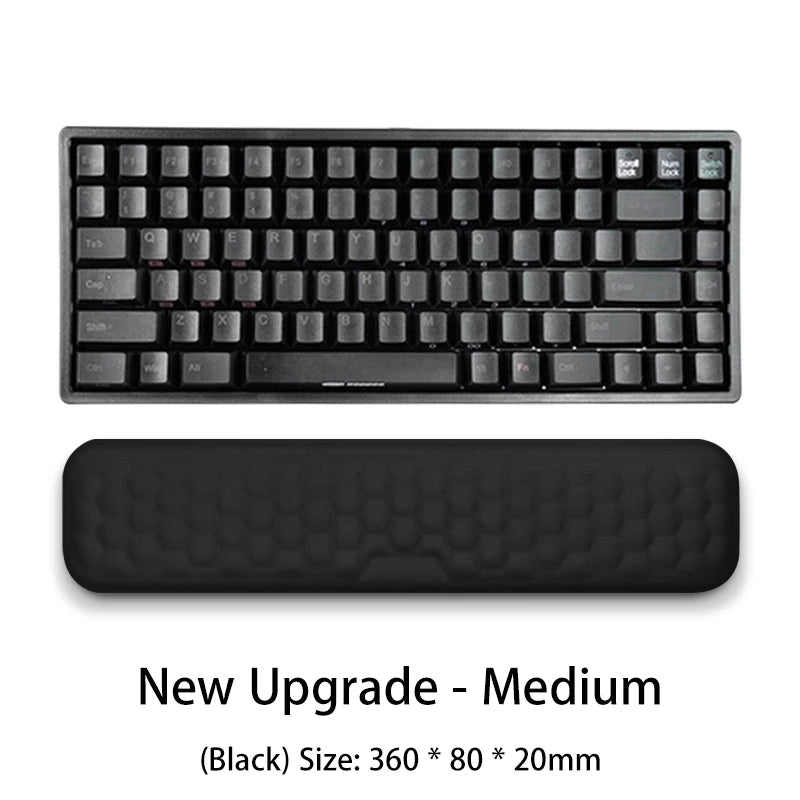 Ergonomic Memory Foam Wrist Rest for Keyboard & Mouse – Office Use