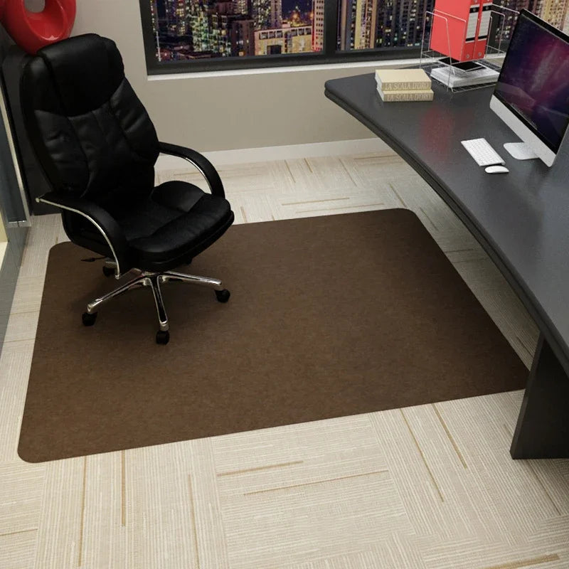 Anti-Slip Rolling Chair Mat 35”x47” (90x120cm) – Waterproof Office & Gaming Floor Protector Rug (Stripe Design)