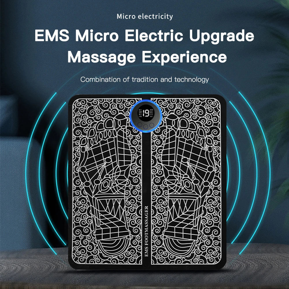 EMS Foot Massager Pads | Relieve Tired Feet & Improve Circulation While You Work