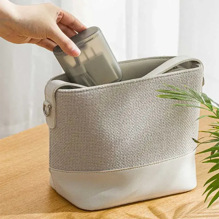 Portable Cable & Accessory Storage Box | Transparent Organizer for Cables, Earphones & Small Items
