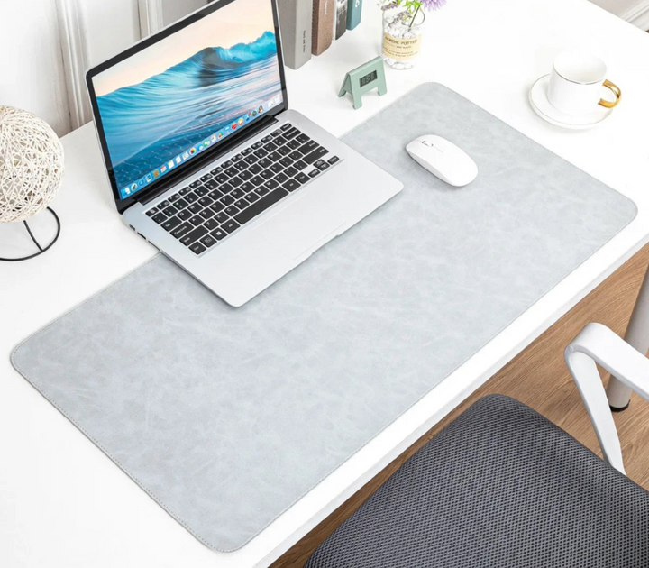 Waterproof PU Leather Desk Pad | Large Non-Slip Mouse Pad & Desk Protector