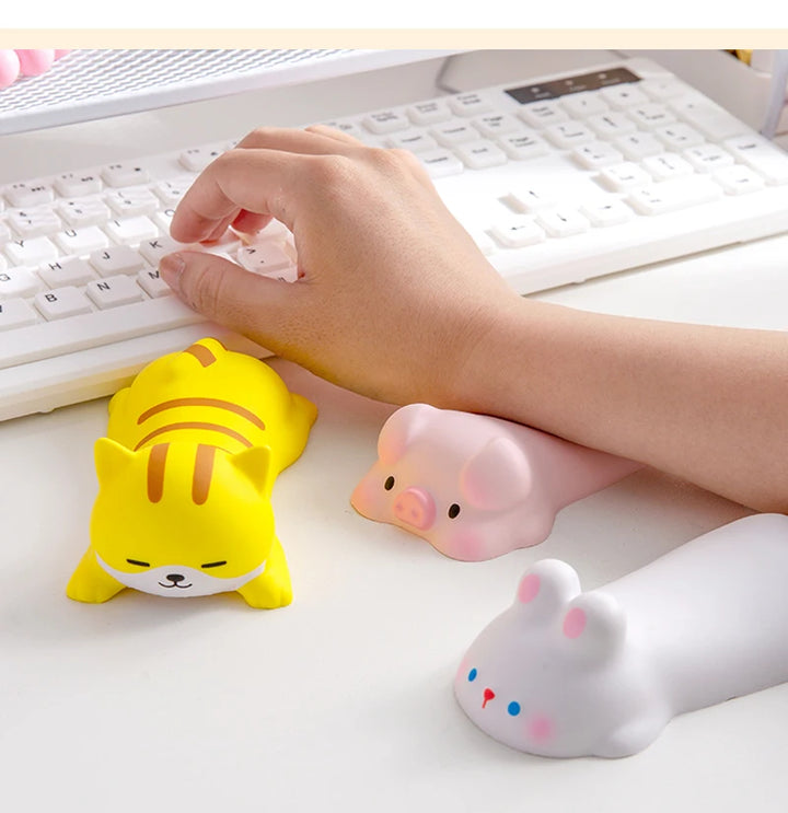 Cute Ergonomic Wrist Rest for Mouse | Kawaii Comfort Support for Home Office
