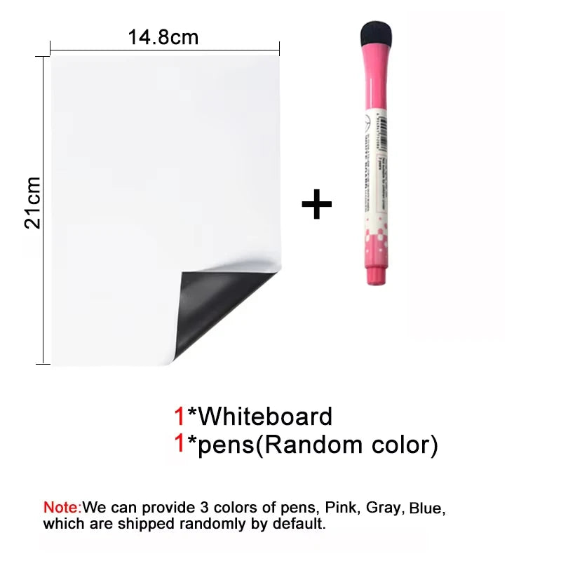 A5 Magnetic Dry Erase Whiteboard – Fridge Memo Pad