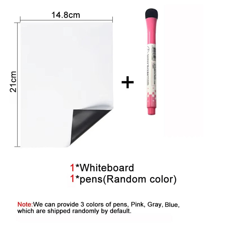 A5 Magnetic Dry Erase Whiteboard – Fridge Memo Pad