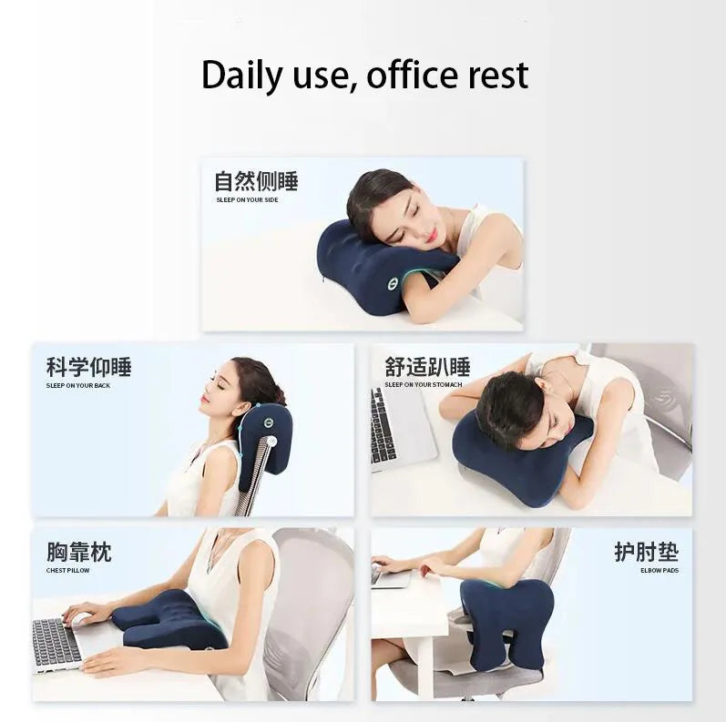 Neck Nap Pillow – Orthopedic Desk Headrest for Office & Travel