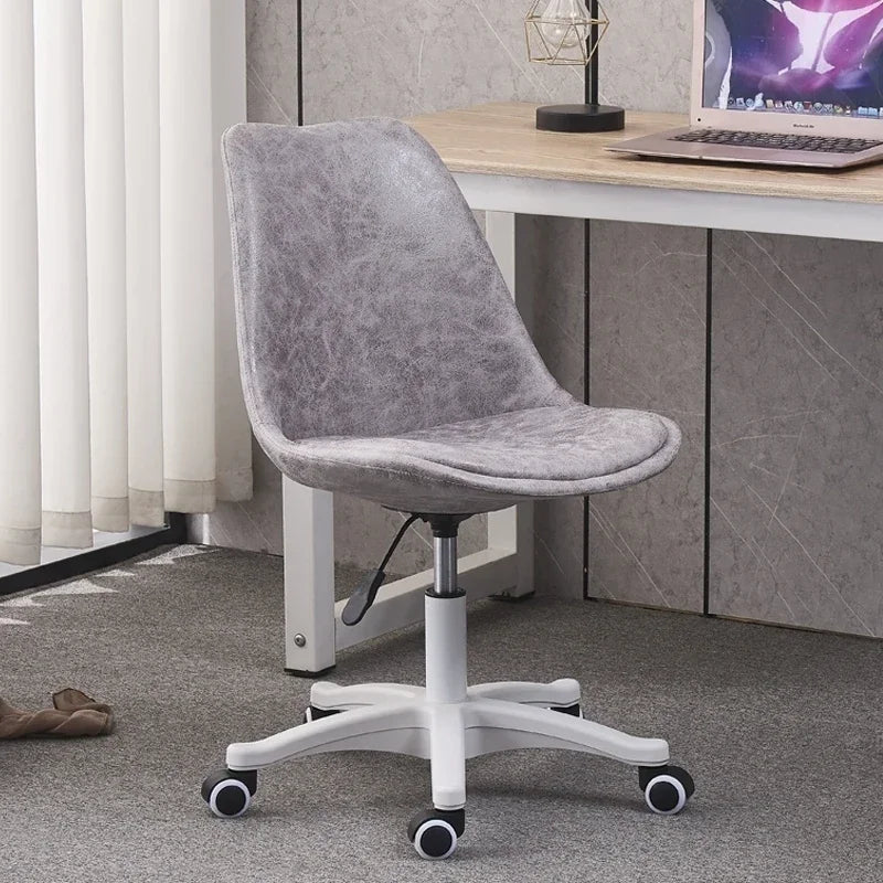 Ergonomic Swivel Desk Chair – Adjustable Office & Study Chair with Lumbar Support, Modern Compact Design for Home, Dorm & Workspace