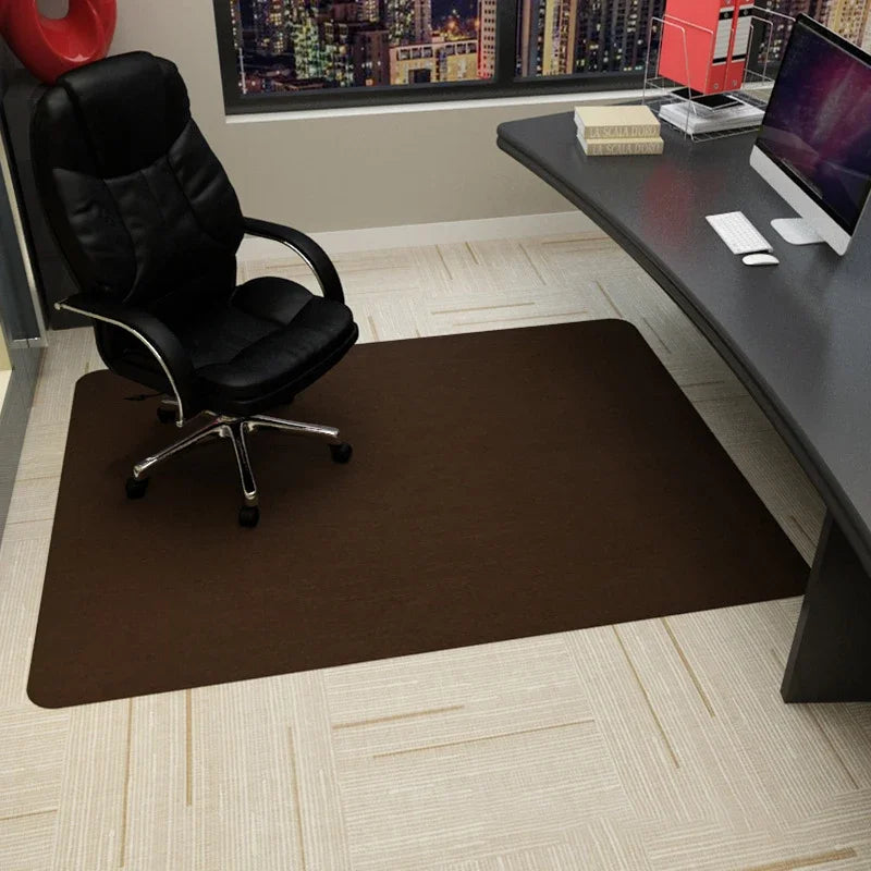 Anti-Slip Rolling Chair Mat 35”x47” (90x120cm) – Waterproof Office & Gaming Floor Protector Rug (Stripe Design)