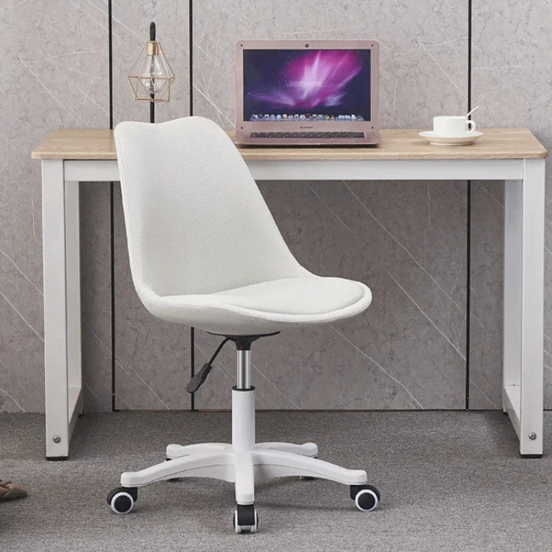 Ergonomic Swivel Desk Chair – Adjustable Office & Study Chair with Lumbar Support, Modern Compact Design for Home, Dorm & Workspace