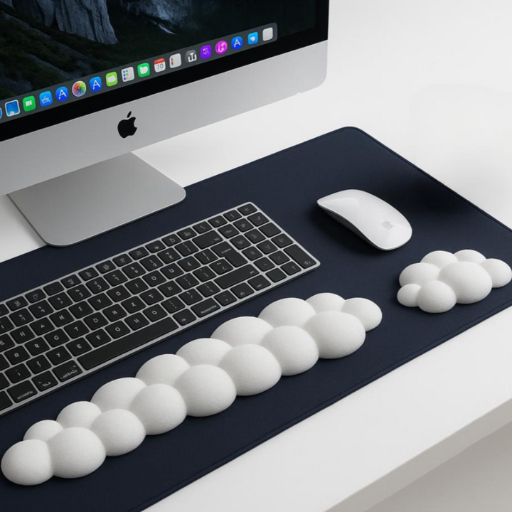 Cloud Wrist Rest Set – Ergonomic Support for Desk Setups