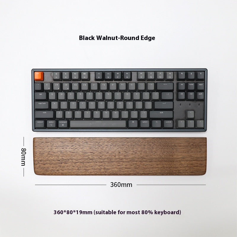 Wooden Keyboard & Mouse Wrist Rest | Ergonomic Palm Support Pad