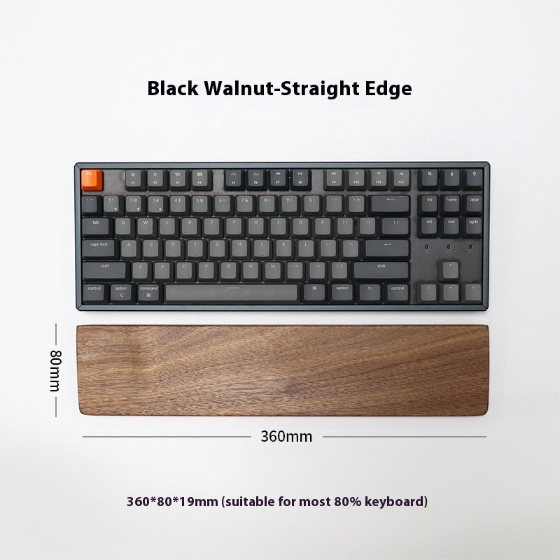 Wooden Keyboard & Mouse Wrist Rest | Ergonomic Palm Support Pad