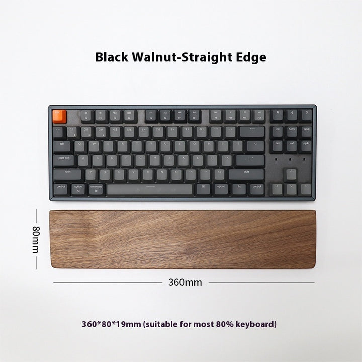 Wooden Keyboard & Mouse Wrist Rest | Ergonomic Palm Support Pad