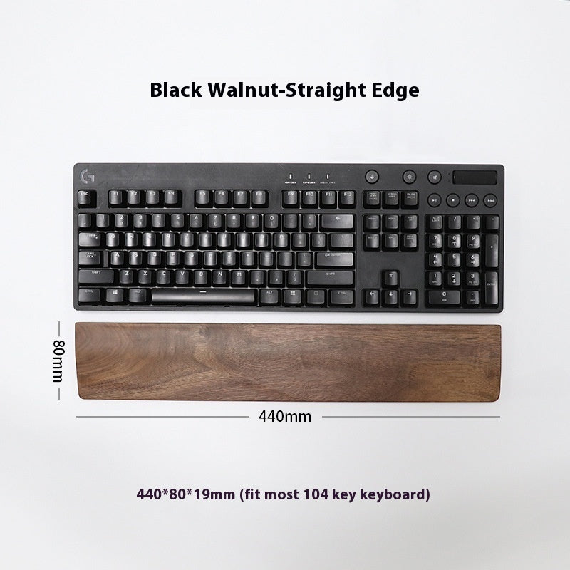 Wooden Keyboard & Mouse Wrist Rest | Ergonomic Palm Support Pad