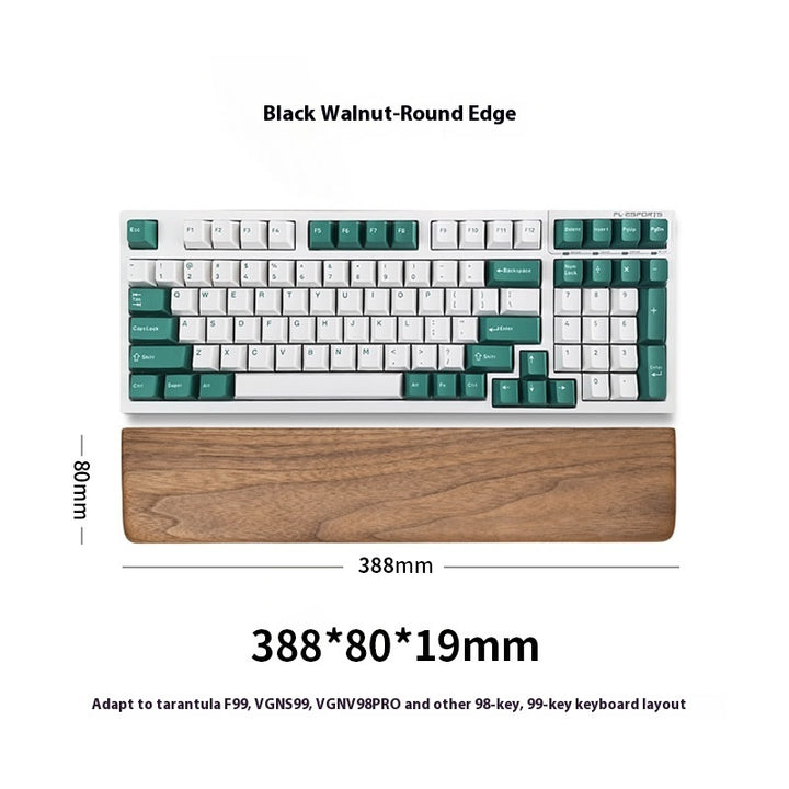 Wooden Keyboard & Mouse Wrist Rest | Ergonomic Palm Support Pad