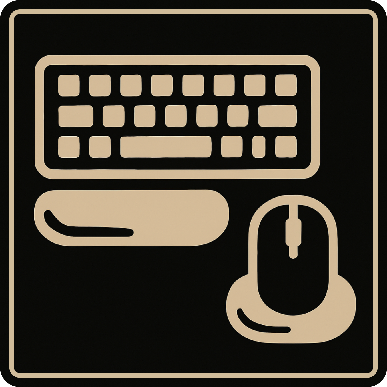 Keyboard and Mouse Rests
