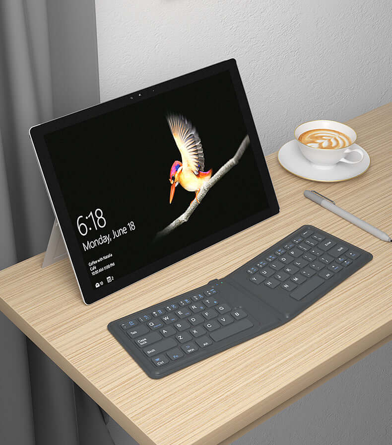 Universal Folding Bluetooth Keyboard for iPad & Tablets