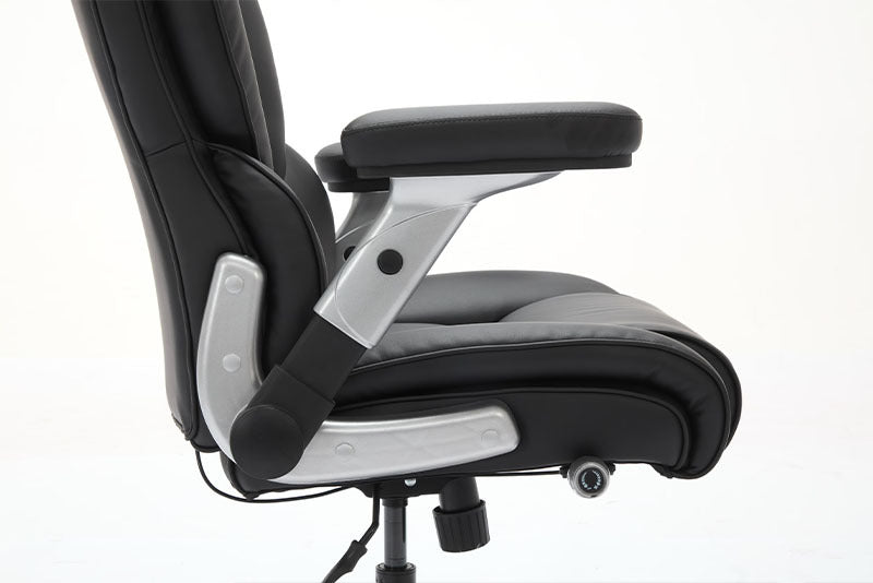 Big & Tall Executive Office Chair | 500 lbs Capacity, Flip-Up Arms & Wide Ergonomic Seat